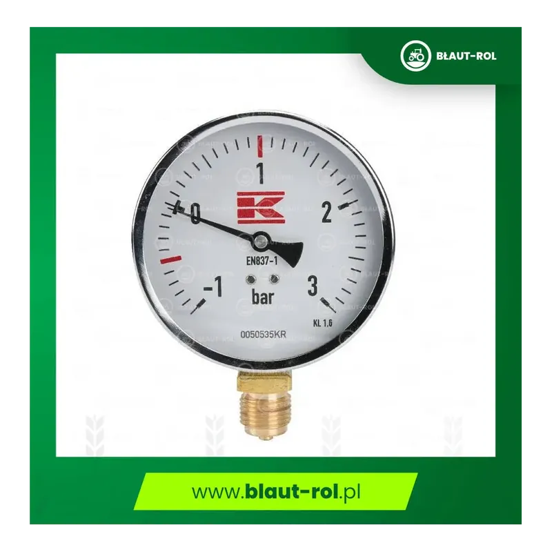 Manometr do beczkowozu gwint 1/2" FI-100MM Obniżka ceny