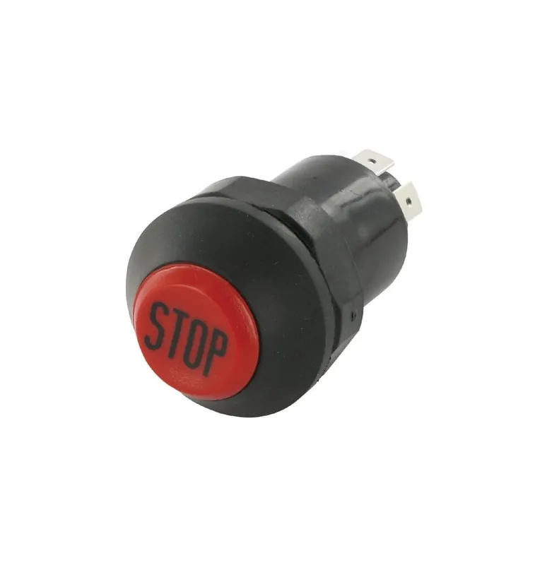 Oferta Przełącznik przyciskowy, Stop, okrągły, czerwony