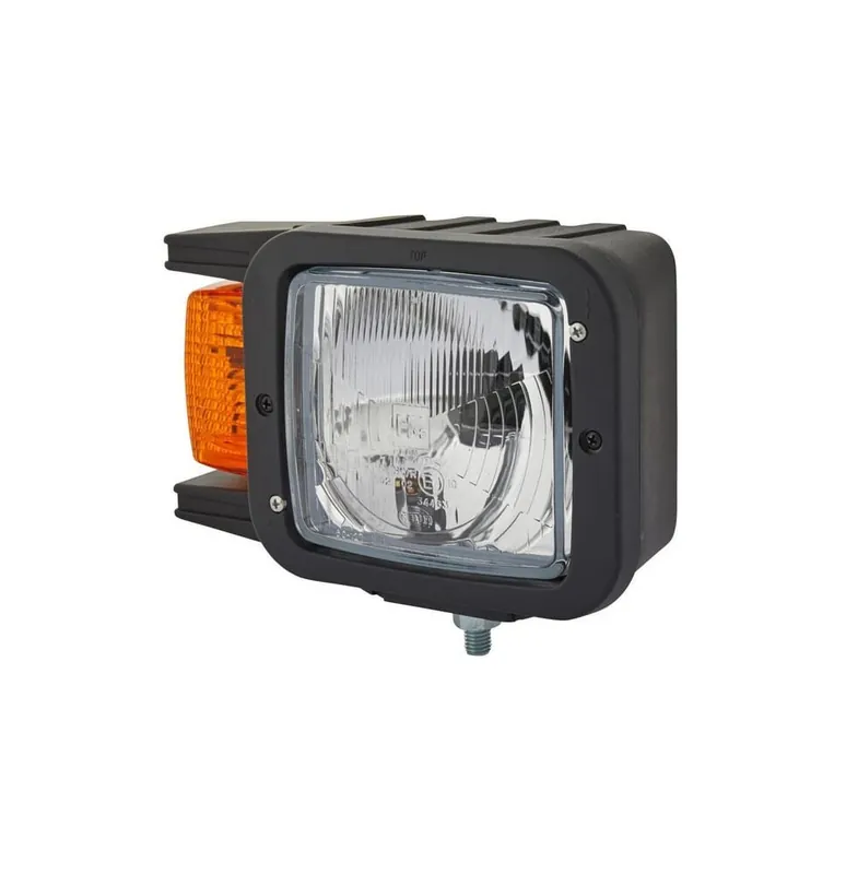 Reflektor halogenowy, prawy prostokątny, 12/24V z kierunkowskazem, przykręcany 247x119x163 mm Hella Obniżka ceny