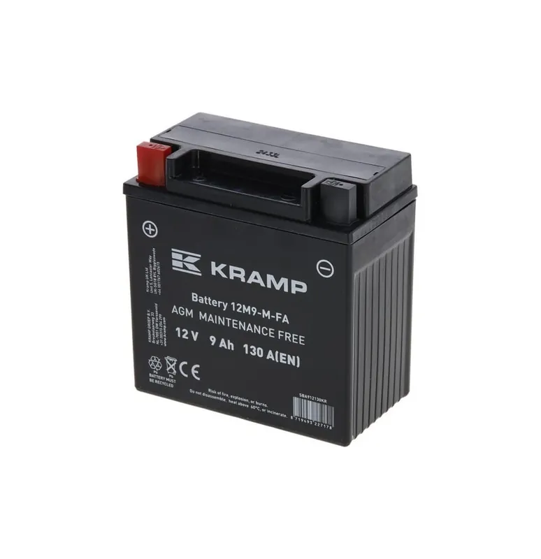 Akumulator 12V 9Ah 130A zamknięty Kramp Bestseller