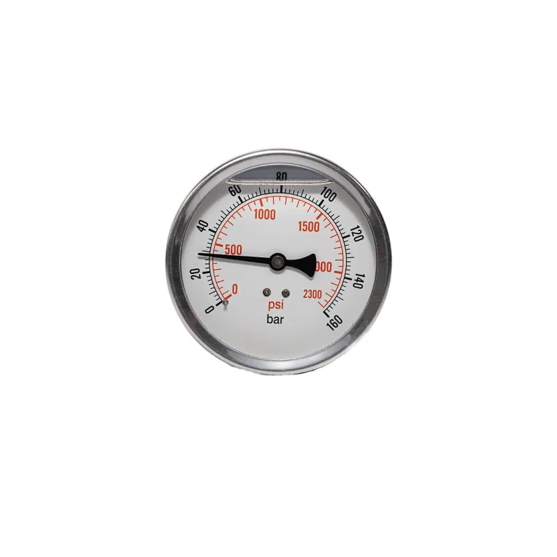 Manometr mokry fi 63 G1/4” TYŁ 0-160 Bar Bestseller