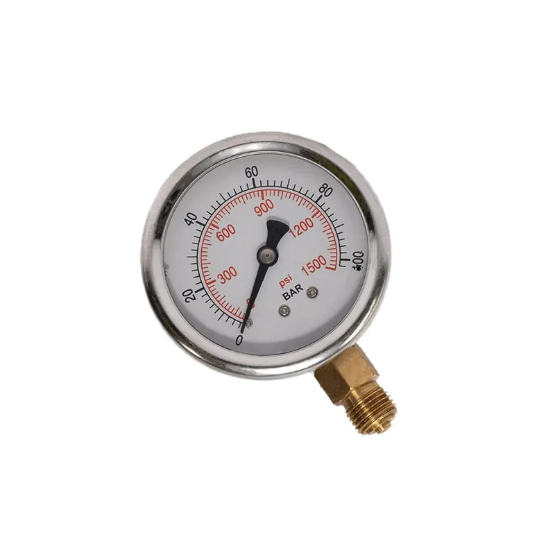 Manometr mokry fi 63 G1/4” DÓŁ 0-100 Bar Bestseller